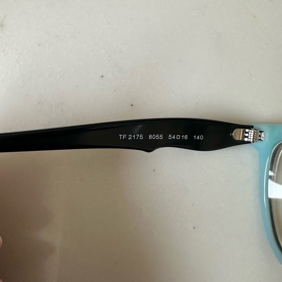 Tiffany & Co. Black Cat-Eye Eyewear